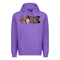 Purple love gnome Premium Hoodie - JahusDesignShop