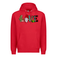 Red love gnome Premium Hoodie - JahusDesignShop