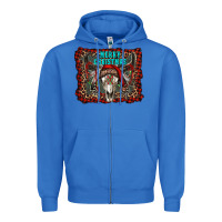 True Royal merry christmas bull skull Zipper Hoodie - RanaPortraitStore