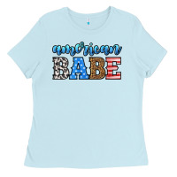 Baby Blue american babe Ladies Tee - HRA Design Shop