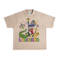 French Oak louisiana mardi gras Urban Heavy Tee - MaliasSmallBusiness