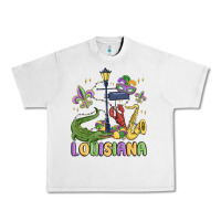 Lunar Rock louisiana mardi gras Urban Heavy Tee - MaliasSmallBusiness