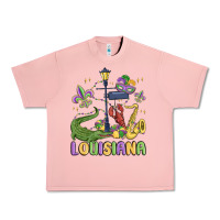 Salmon louisiana mardi gras Urban Heavy Tee - MaliasSmallBusiness