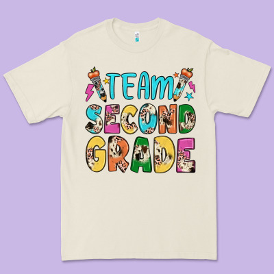 Team Second Grade Premium Tee Designed By Jahusdesignshop