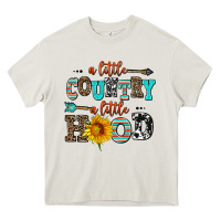 Cream a little country a little hood Heavy Core Tee - AdoDesignShop