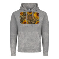 Cloud Rock Camouflage Leopard Sunflower Background Vintage Hoodie - Jasminsmagicworld