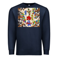 Navy Faith puzzle ribbon tumbler Premium Sweatshirt - TumblerDesignByShophia
