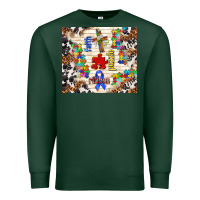 Sports Green Faith puzzle ribbon tumbler Premium Sweatshirt - TumblerDesignByShophia