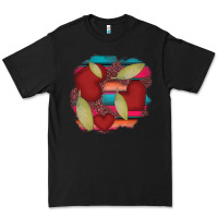 Black heart and serape patches Premium Tee - AdoDesignShop