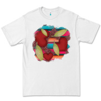 White heart and serape patches Premium Tee - AdoDesignShop