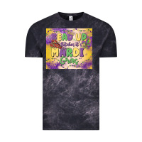 Cloud Black bead up bitches it's mardi gras Vintage Tee - MaliasSmallBusiness