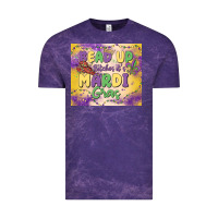 Cloud Purple bead up bitches it's mardi gras Vintage Tee - MaliasSmallBusiness