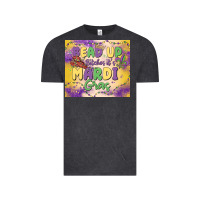 Vintage Black bead up bitches it's mardi gras Vintage Tee - MaliasSmallBusiness