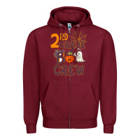 Burgundy 2rd grade boo crew Zipper Hoodie - Bettercallsaul
