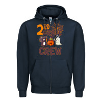 Navy 2rd grade boo crew Zipper Hoodie - Bettercallsaul