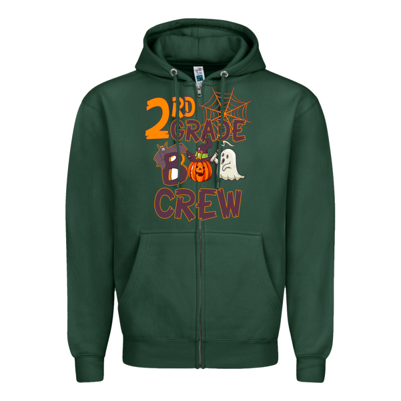 2rd Grade Boo Crew Zipper Hoodie by Bettercallsaul | Teevron