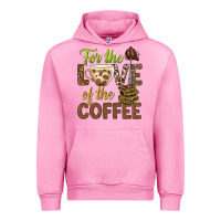 Fuchsia Pink for the love of the coffee bbs Urban Hoodie - BundleAndBundleShop