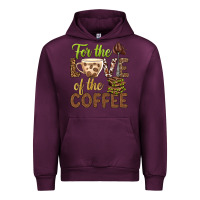 Mauve Wine for the love of the coffee bbs Urban Hoodie - BundleAndBundleShop