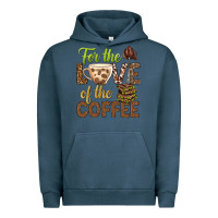 Pigment Midnight Navy for the love of the coffee bbs Urban Hoodie - BundleAndBundleShop