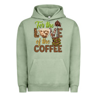 Pigment Oil Green for the love of the coffee bbs Urban Hoodie - BundleAndBundleShop