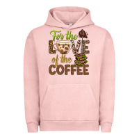 Pigment Salmon for the love of the coffee bbs Urban Hoodie - BundleAndBundleShop
