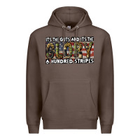 Coffee its the guts and its the glory a hundred stripes Premium Hoodie - CowGirlArtShop