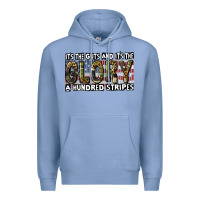 Colony Blue its the guts and its the glory a hundred stripes Premium Hoodie - CowGirlArtShop