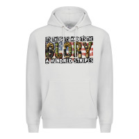 Dove Grey its the guts and its the glory a hundred stripes Premium Hoodie - CowGirlArtShop