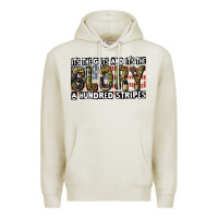 Oatmeal Heather its the guts and its the glory a hundred stripes Premium Hoodie - CowGirlArtShop