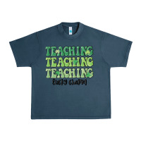 Midnight Navy teaching lucky charm Urban Heavy Tee - MaliasSmallBusiness