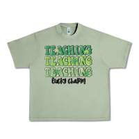 Oil Green teaching lucky charm Urban Heavy Tee - MaliasSmallBusiness