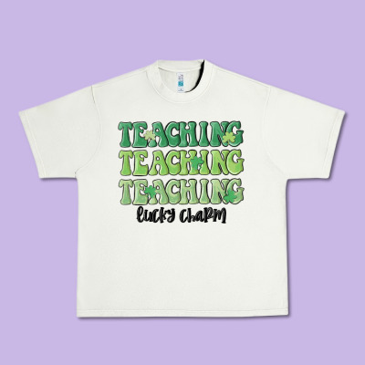 Teaching Lucky Charm Urban Heavy Tee Designed By Maliassmallbusiness