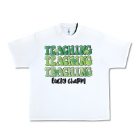 White teaching lucky charm Urban Heavy Tee - MaliasSmallBusiness