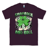 Plum shamrock and roll Classic Tee - MaliasSmallBusiness