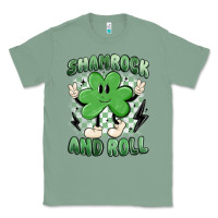 Sage shamrock and roll Classic Tee - MaliasSmallBusiness