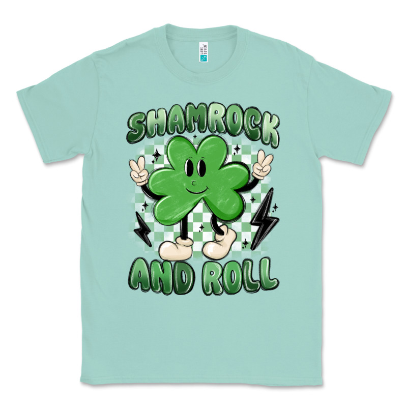 Shamrock And Roll Classic Tee by MaliasSmallBusiness | Teevron