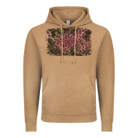 Vintage Camel Camouflage Pink Leopard Background Vintage Hoodie - Jasminsmagicworld