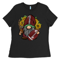 Black football gnome Ladies Tee - RacoonDesign
