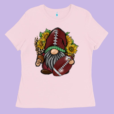 Football Gnome Ladies Tee Designed By Racoondesign