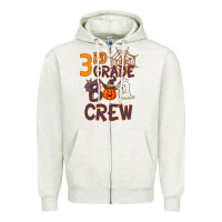 Oatmeal Heather 3rd grade boo crew Zipper Hoodie - Bettercallsaul