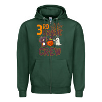 Sports Green 3rd grade boo crew Zipper Hoodie - Bettercallsaul