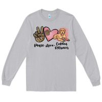 Moon Dust peace love golden retriever Long Sleeve Tee - JahusDesignShop