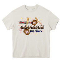 Cream that's my grandson out there baseball Heavy Core Tee - JahusDesignShop