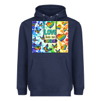 Navy love has no gender Heavyweight Hoodie - TumblerDesignByShophia