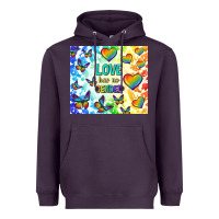 Plum love has no gender Heavyweight Hoodie - TumblerDesignByShophia