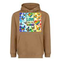 Toasted Coconut love has no gender Heavyweight Hoodie - TumblerDesignByShophia