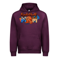 Mauve Wine basketball mom Urban Hoodie - FaDigitalArtStudio