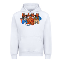 White basketball mom Urban Hoodie - FaDigitalArtStudio