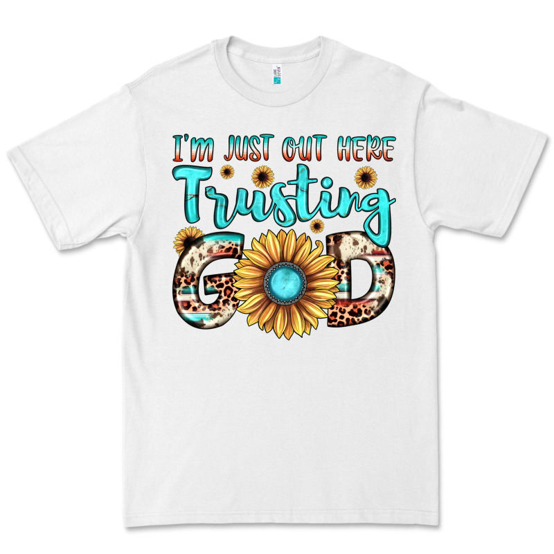 I'm Just Out Here Trusting God Premium Tee by JahusDesignShop | Teevron