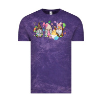 Cloud Purple easter gnomies Vintage Tee - MaliasSmallBusiness